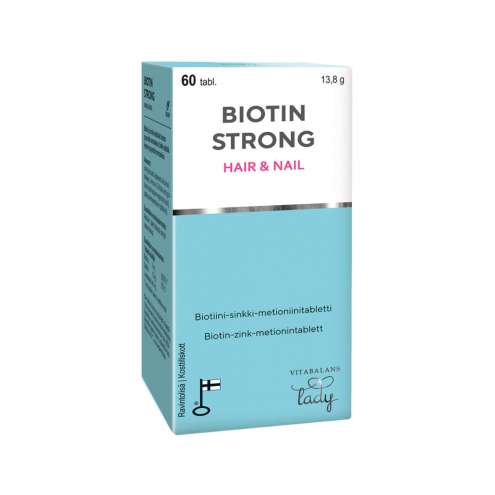Biotin Strong Hair & Nail Витамины с биотином для ногтей и волос 60 таблеток