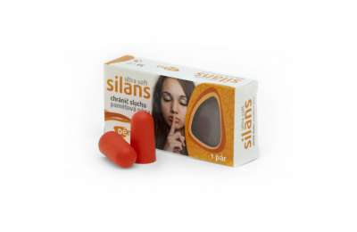 Silans STANDARD Ultra Soft paměťová pěna chránič sluchu 1 pár