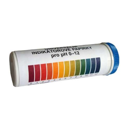 pH univerzální indikátorové papírky pro pH 0-12, 100 ks