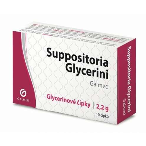 GALMED Suppositoria Glycerini 2.2g 10 čípků