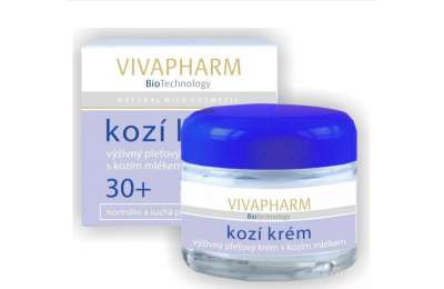 VIVAPHARM kozí krém výživný pleťový 30+ 50 ml