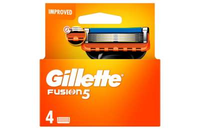 GILLETTE Fusion5 Replacement Blades, 4 Pack