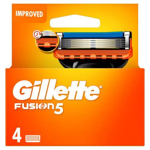 GILLETTE Fusion5 Replacement Blades, 4 Pack