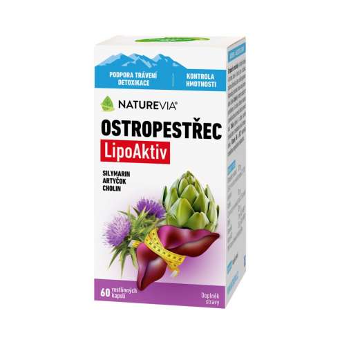 NatureVia Расторопша LipoAktiv 60 капсул