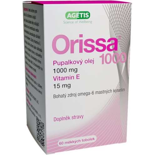 ORISSA 1000 pupalkový olej, 60 cps