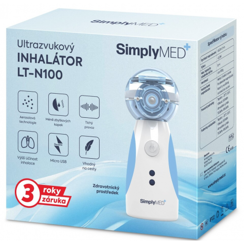 SimplyMed Ultrazvukový inhalátor model LT-N100