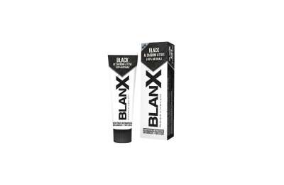 BlanX BLACK bělící zubní pasta s aktivním černým uhlím 75 ml.