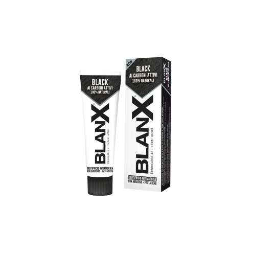 BlanX BLACK отбеливающая зубная паста с активированным углем, 75 мл