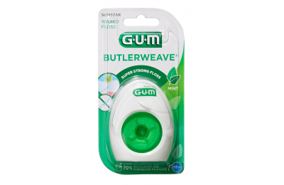 GUM Weave waxed dental floss with menthol 55 m