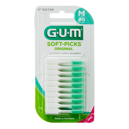 GUM Soft-Picks массажные межзубные ершики со фтором размер Regular ISO1 80 шт