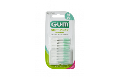GUM Soft-Picks masážní mezizubní kartáčky s fluoridy velikost Regular ISO 1 40 ks