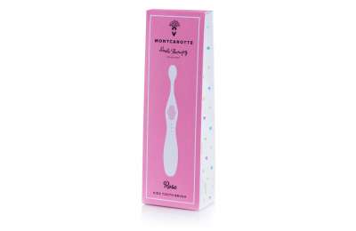 MONTCAROTTE Rose Kids Toothbrush - Dětský zubní kartáček růžové barvy