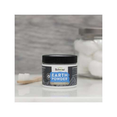 REDMOND EARTHPOWDER - Přírodní zubní prášek charcoal 51g