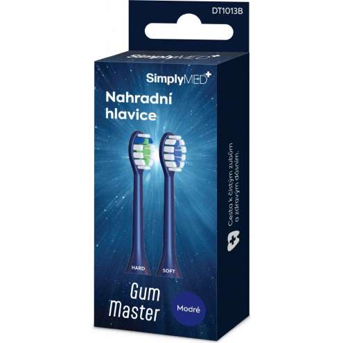 SIMPLYMED Gum Master Náhradní Hlavice k sonickému ZK DT1013B Modrý