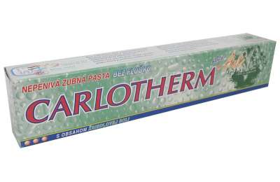 CARLOTHERM Plus Anti - Zubní pasta nepěnivá bez fluoru, 100 g.