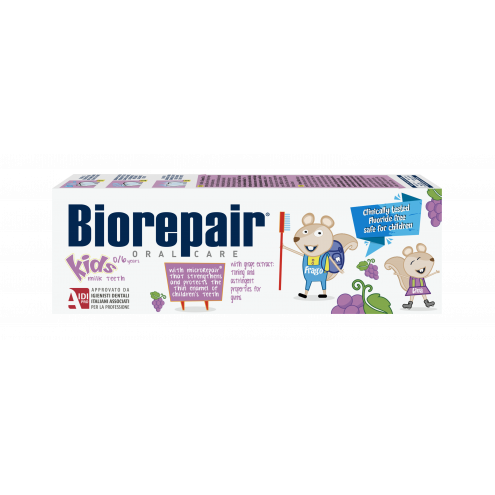 BioRepair Kids Grape 0-6 years children's toothpaste 50 ml