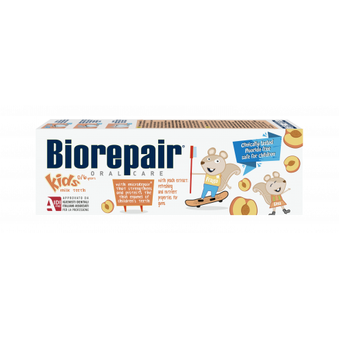 BioRepair Kids Broskev 0-6 let zubní pasta 50 ml