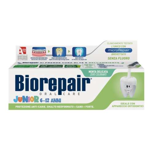 BIOREPAIR Junior - Fluoride-free toothpaste for children 75 ml