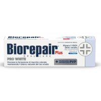 BIOREPAIR Plus Pro White - Отбеливающая зубная паста без фтора, 75 мл. BIOREPAIR Plus Pro White - Отбеливающая зубная паста без фтора, 75 мл.