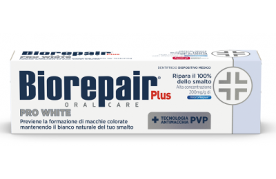 BIOREPAIR Plus Pro White - Bělicí zubní pasta, 75 ml.