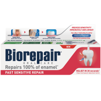 BIOREPAIR Fast sensitive repair - Zubní pasta pro citlivé zuby, 75 ml.
