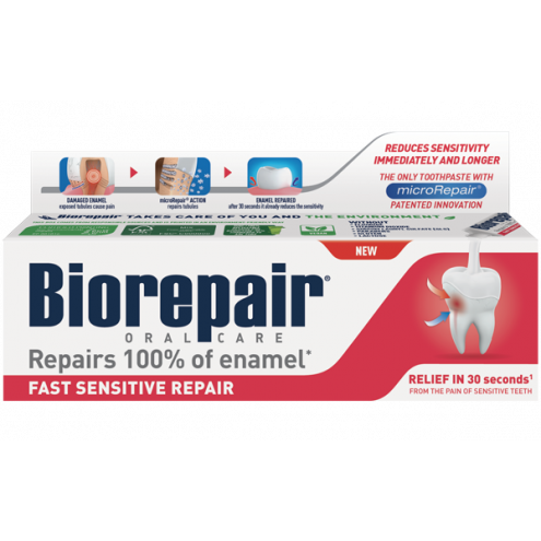 BIOREPAIR Fast sensitive repair - Зубная паста для чувствительных зубов 75 мл