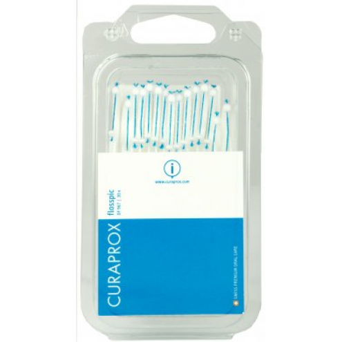 CURAPROX DF 967 Зубная нить на пластиковом держателе, 30 шт