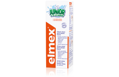 ELMEX Junior ústní voda, 400 ml.