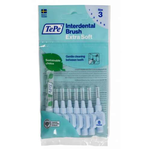 TePe Extra Soft interdental brushes 3 ( 0,6 mm) 8 pcs