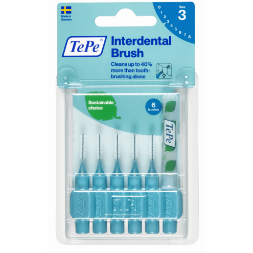 TePe Original interdental brushes 3 0,6 mm 6 pcs blister