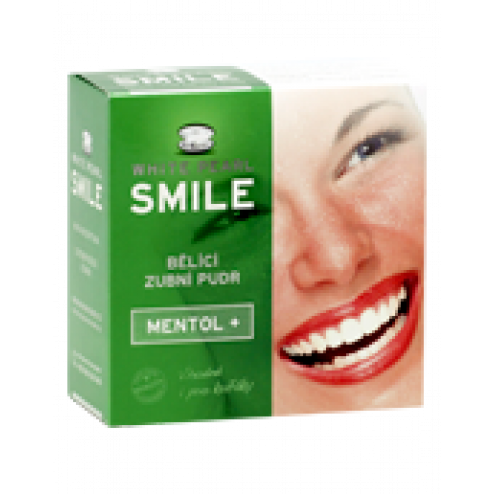WHITE PEARL SMILE Menthol - Bělící zubní pudr, 30g