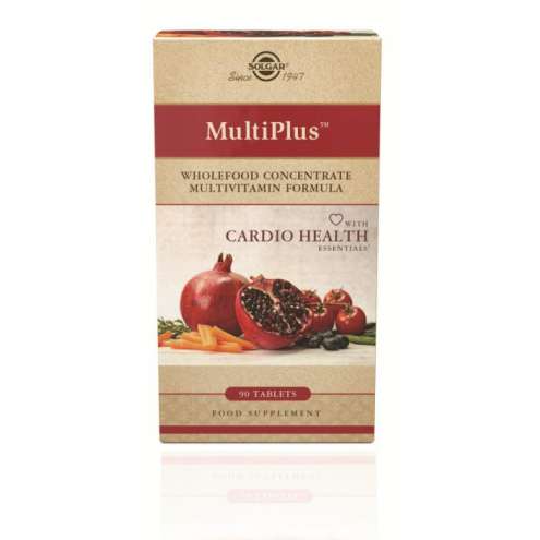 SOLGAR MultiPlus Cardio Health - Esenciální živiny pro srdce, 90 tablet