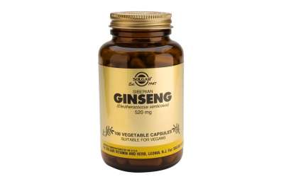 SOLGAR Siberian Ginseng - Экстракт сибирского женьшеня 520 мг, 100 капсул