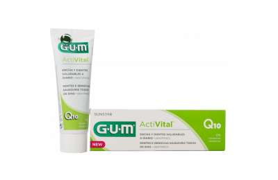 GUM ActiVital Zubní pasta s Q10, 75 ml.