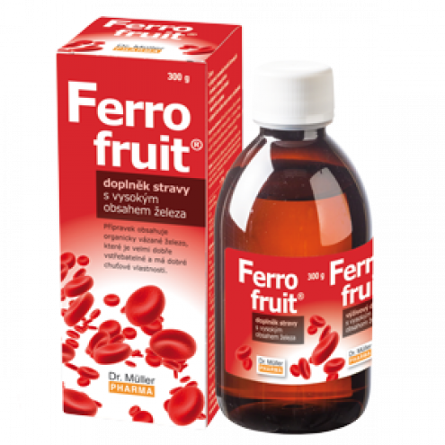 DR. MULLER PHARMA Ferrofruit - Сироп с высоким содержанием железа, 300 г
