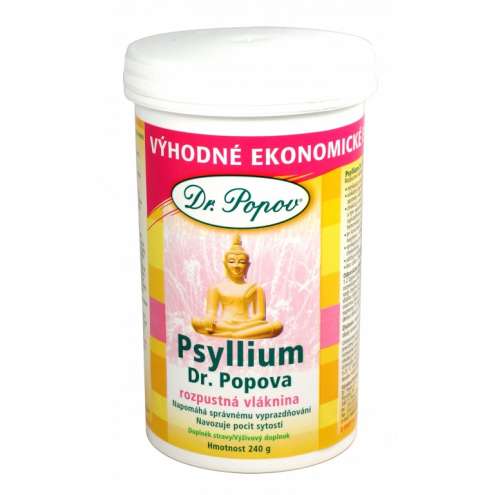 DR. POPOV Psyllium - Индийская растворимая клетчатка, 240 г.