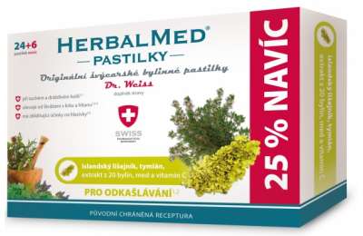 Dr. Weiss Пастилки мукалтические HerbalMed, 30 шт.