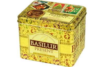 BASILUR Present Gold чёрный чай, 100 грамм