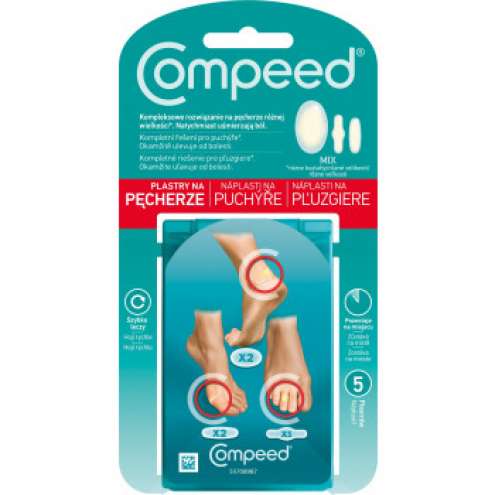 COMPEED Náplasti na puchýře - Mix, 5 ks.