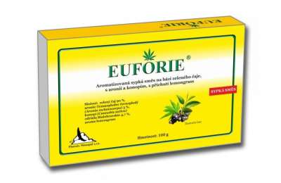 EUFORIE - Zelený čaj s konopím, 100g