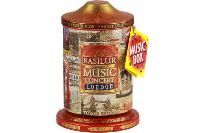 BASILUR Music Concert London чёрный чай, 100 грамм