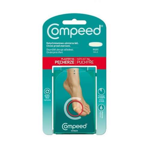 COMPEED Náplast na puchýře (Malá), 6 ks.