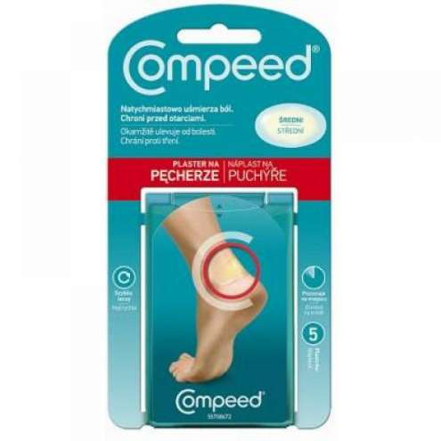 COMPEED Náplast na puchýře střední, 5 ks.