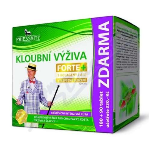 Priessnitz Kloubní výž. Forte+kolageny 180+90