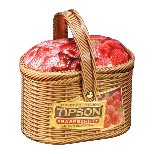TIPSON Basket Raspberry чёрный чай, 100 грамм
