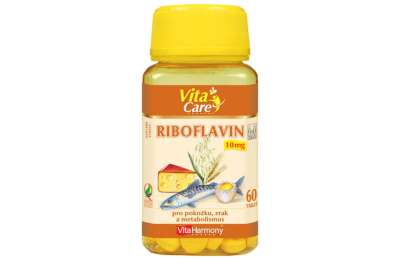 VITAHARMONY Riboflavin (Vitamin B2) 10mg,  60 tablet