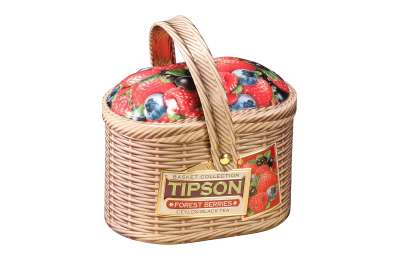 TIPSON Basket Forrest Berries чёрный чай, 100 грамм