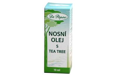 DR. POPOV Nosní olej s Tea Tree, 10 ml.