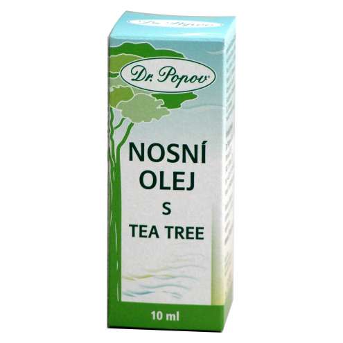 DR. POPOV Nosní olej s Tea Tree, 10 ml.